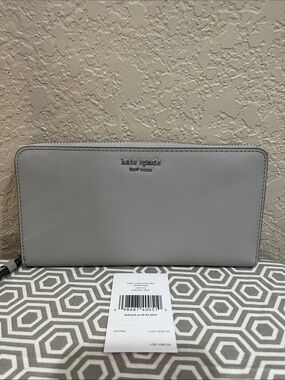 kate spade large continental wallet Cameron softtoupe colored (very light grey)